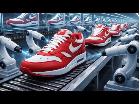 Inside Nike Shoe Factory From Sketch to Sneaker Full Making Process