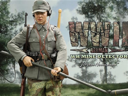汉斯测评：DIDD80180二战德国探雷兵1/6可动兵人