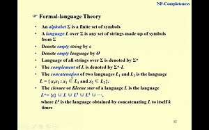 35 NP-Completeness (Formal Language)
