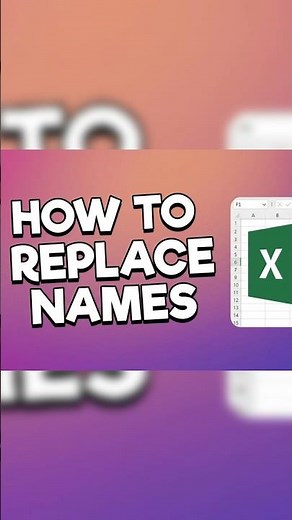 FIND and REPLACE Made EASY with EXCEL TRICKS