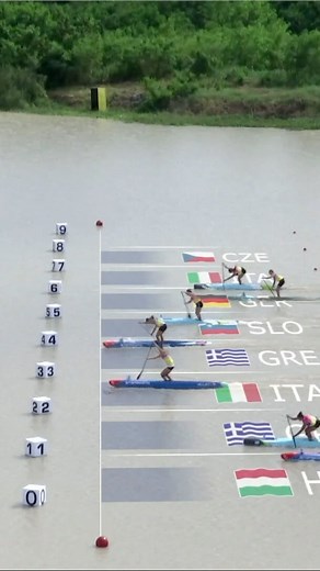 7.2K views · 51 reactions | Eftychia Alexandraki from way back!勞 A special performance sees the Greek win gold in the Junior Women’s Sprint Final! 磊 #ICF #SUP | Planet Canoe | Facebook