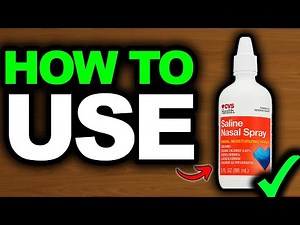 How To Use CVS Health Saline Nasal Spray Properly - Easy Guide!