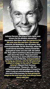 Before he died, Johnny Carson said these words
