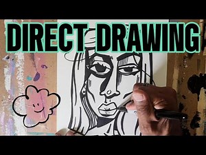 Sharpie Freestyle Art | One-Take Ink Drawing From Start to Finish