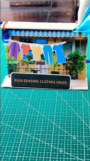 Rain shield for clothes #arduino