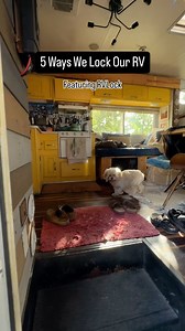 Having multiple ways to lock/unlock our home is great as I’m notorious for loosing my keys daily 🔑 (AD) @rvlock will always be our go-to when it comes to keeping our motorhome secure and having multiple ways to do so gives us peace of mind as we travel. 🚐 1. Via bluetooth technology from our phone 2. QuickLock Screen Crossbar 3. FOB 4. Old fashioned key 5. KeyPad Which way is your favorite? 🔑🚐💛 Use code Beerving_america for 15% RVLock gear! #rvlock #fulltimerv #rvlife #vanlife #vanlifediari