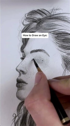 How to Draw An Eye #howtodraw #drawingtutorial #pencildrawing