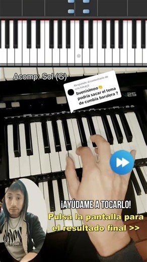 "CUMBIA BARULERA" 🎹 Aprende a tocar la melodía - Tutorial para Teclado