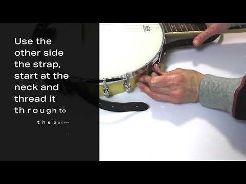 Perri's - How to attach a cradle banjo strap