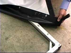 Da Lite Fast Fold Projection Screen for Rental Miami & Broward