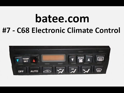 90-96 Corvette #7 - C68 Electronic Climate Control Repair AC