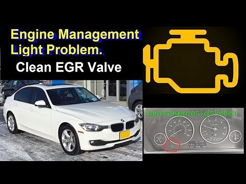 How to Clean BMW 320 d F30 F31 EGR Valve - replacement - Fix Motor Engine pale Light fault problem