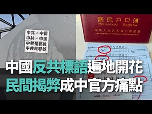 【洞察中國】中國反共標語遍地開花／民間揭弊成中官方痛點【央廣新聞】