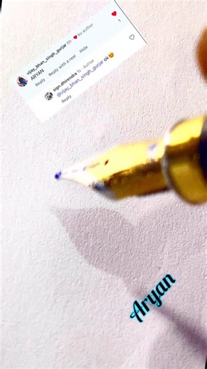 3.9K views · 848 reactions | ARYAN आर्यन 2 types Signature COMMENT YOUR NAME and FOLLOW @sign.dhirendra . . .FOR MORE :WHATSAPP 酪- 8800134151 . . . . . . . . . #signdhirendra #reels #mumbai #fashion #trending #kerala #usa #google #maharastra #viralreels❤️ #love #sharee#photo #vlog #live #art | sign.dhirendra | Facebook