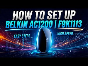 Belkin AC1200 Dual-Band Gigabit Router (F9K1113) - Wireless Setup & Password Change