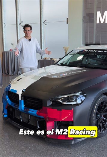 Este es el M2 Racing, el nuevo BMW M2 de carreras.👇👇 👉A diferencia del BMW M2 convencional que monta un motor de 6 cilindros en línea turbo de más de 400 CV, el M2 Racing lleva el B48, un motor de 2 litros, 4 cilindros turbo de 313 CV. ¿La razón? Conseguir un coche de carreras más económico y accesible y más fácil de mantener. Su precio parte de los 98.000€ IVA, ¿tú te lo comprarías? #coches #motor #bmw