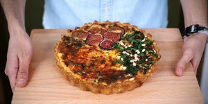 A perfect three cheese #quiche starts with the perfect #dough, so I show you how to make it from scratch, with ease. | Alex French Guy Cooking