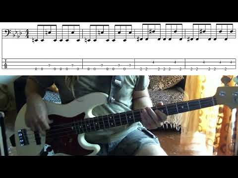 The Police Every breath you take - bass cover with TAB by Roberto Fasciani