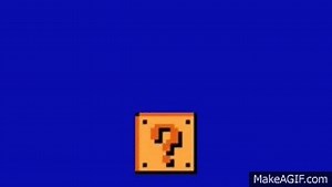 Green Screen effect: mario coin block on Make a GIF