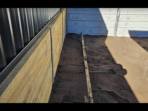 Timber retaining wall steel posts, Steel post retaining walls , Timber retaining wall construction