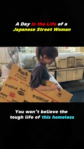 A Day in the Life of a Homeless Girl in Japan