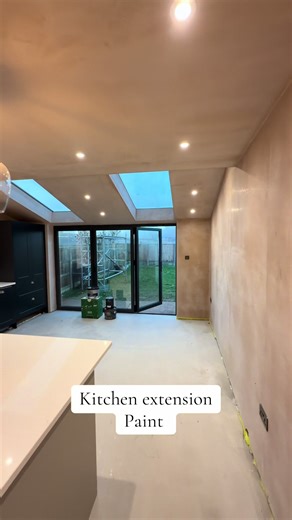 Transforming a Kitchen Extension with Fresh Paint