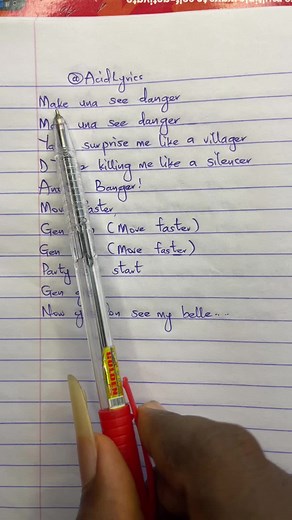 Lyric Video for 'Move Faster' by Rema