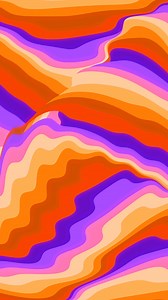 Free stock video - An animation of a hand drawn colorful groovy psychedelic background