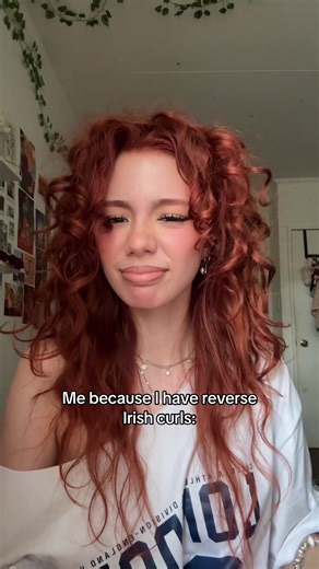 My hair’s got ✨personality✨ #curlyhair #irishcurls #relatable #hairproblems