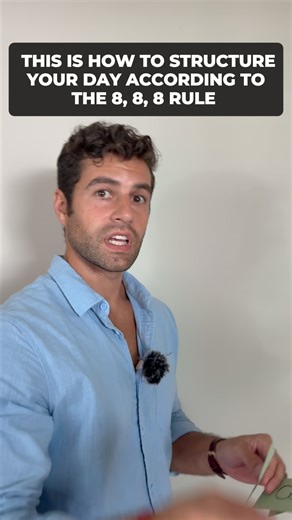Chris Lee - Nervous System Tools and Strategies on Instagram: "This Is How To Structure Your Day According To The 8, 8, 8 Rule 📏 If you struggle with staying consistent and not burning out, I made a free lecture using neuroscience that helps you structure your day better. Comment "REGULATE" and I’ll send you the link! #executivecoaching #stressmanagement #timemanagement #worklifebalance #productivity"