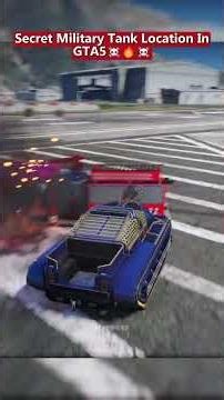 Secret Military Tank Location InGTA5☠️🔥☠️