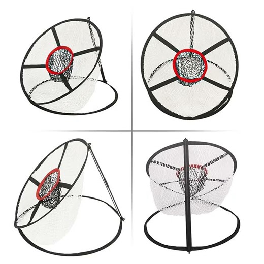 Golf Practice Net Two-Tier Portable Foldable Chipping Target and Pitching Practice Net GolfEquipment