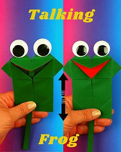 In this video I will show you how to make a talking origami frog,enjoy | Toys & Kids Videos