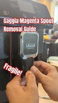 Gaggia Magenta Spout Removal Guide | Don’t Break It! (2021 Model Repair Walkthrough) #gaggia #repair