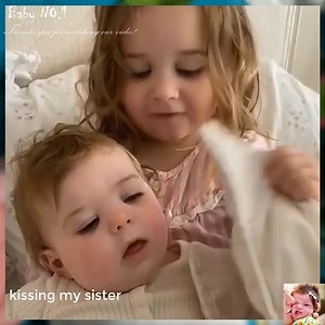 1M views · 146K reactions | Cutest Baby Reaction to Parent Kisses | So Lovely | Facebook