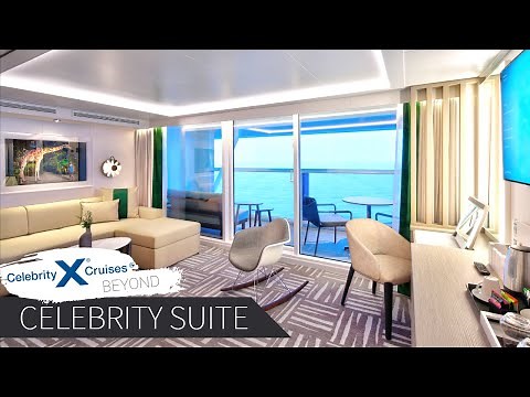Celebrity Beyond | Celebrity Suite Full Walkthrough Tour & Review 4K | Celebrity Cruises