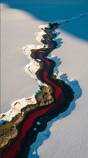 This Waterfall Secretly Flows Blood-Red! 😱