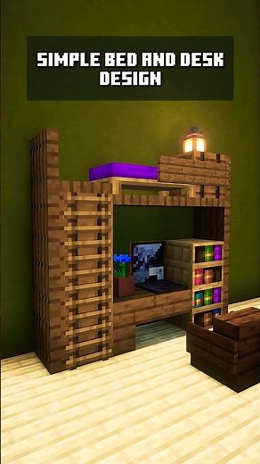 Minecraft Room Upgrade You Need To Try! 🛏️🪑