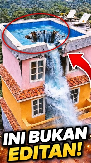 Niat Rekam Biasa… Kamera Masih Nyala Saat Rumah Ini Roboh Total di Depan Warga