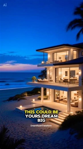 Dream Beach Home #beforeafter #dreamroomtransform #interiordesign #construction #homebuild #home