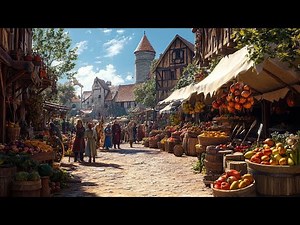 Market Medieval Taverns & Celtic Music | Relaxing Tunes for Tranquil Moments and Peaceful Escapes