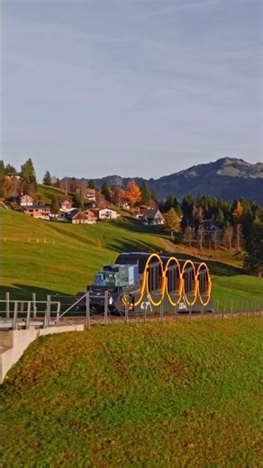 Stoos Funicular, Switzerland ✨ Future of Mountain Travel