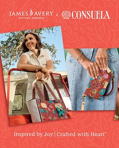 Inspired by Joy, Crafted with Heart™ Consuela and James Avery have partnered together in a celebration of artistry, individuality and the joy of living boldly. | James Avery Artisan Jewelry