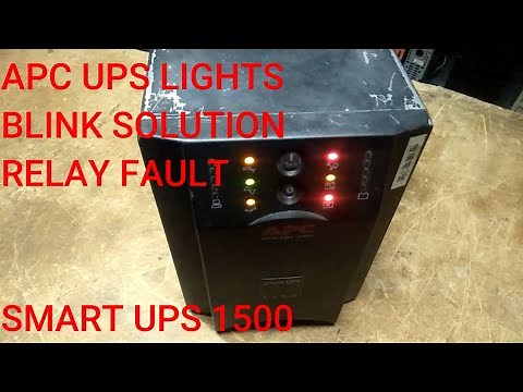 APC Smart UPS 1500 Lights Blink Problem Solution (Relay Fault) MODEL: SUA 1500I