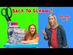 A Teacher helps the Assistant Decide what she needs to take Back to School - Videos For Kids