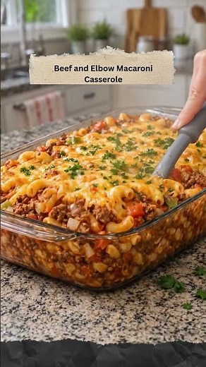 Beef and Elbow Macaroni Casserole