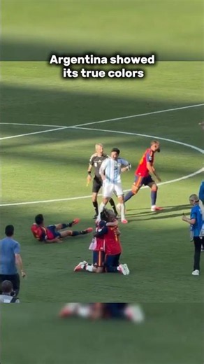 🔥⚽ Argentina vs Spain — Fight Breaks Out on the Pitch! 😳
