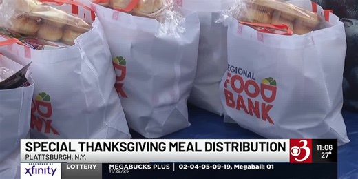 Regional Food Bank distributes Thanksgiving meals in Clinton County