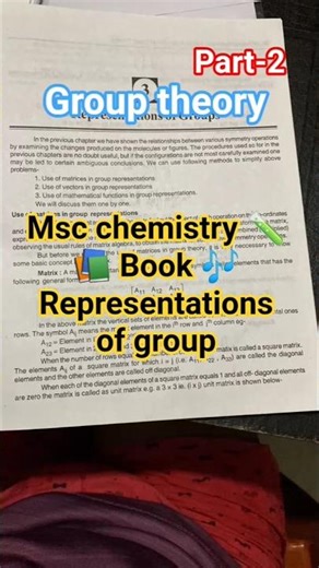#representations of group🧪#msc #chemistry#grouptheoryℹ️#handwrittennotes