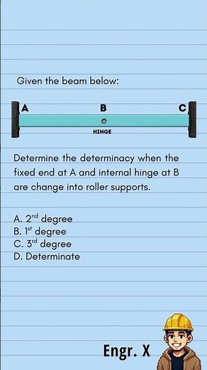 CE Board November 2024 (Determinacy of Structures Part 3) - CE Board Exam Problems Under a Minute
